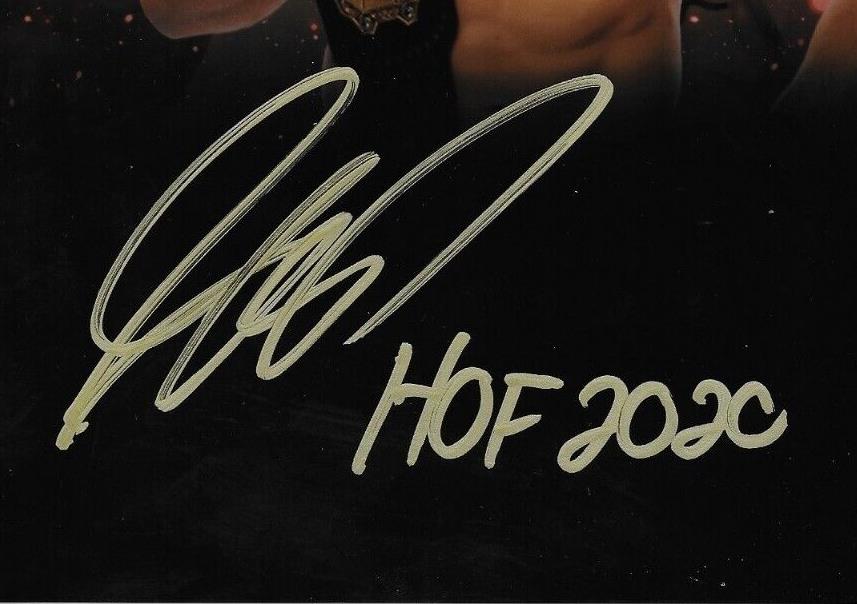 Autographed UFC Hall of Famer Georges St Pierre 8x10 Photo #6 Original with JSA