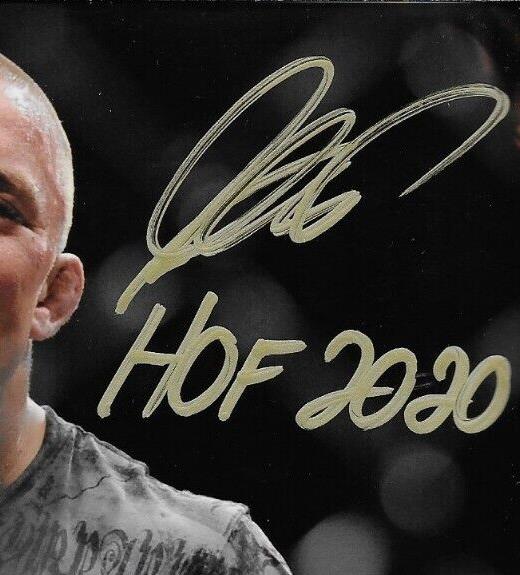 Autographed UFC Hall of Famer Georges St Pierre 8x10 Photo #10 Original with JSA