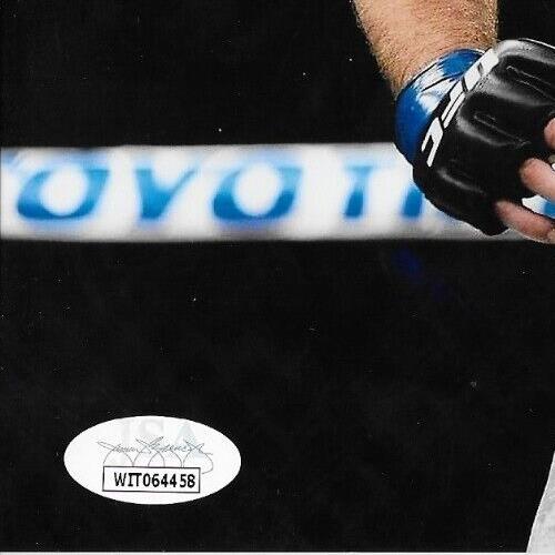 Autographed UFC Hall of Famer Georges St Pierre 8x10 Photo #13 Original with JSA