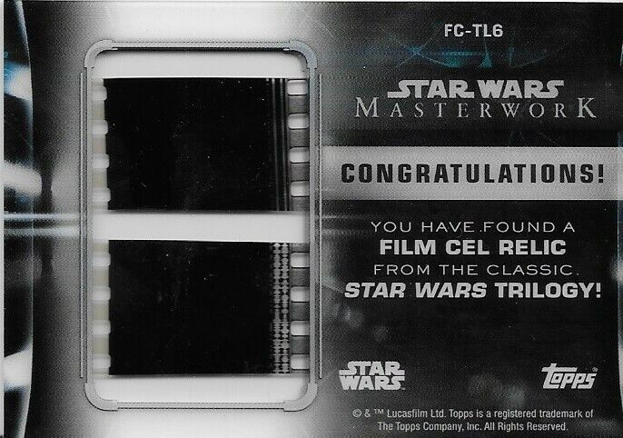 Masterworks de Star Wars Film Cellule Relique Logray 1/1