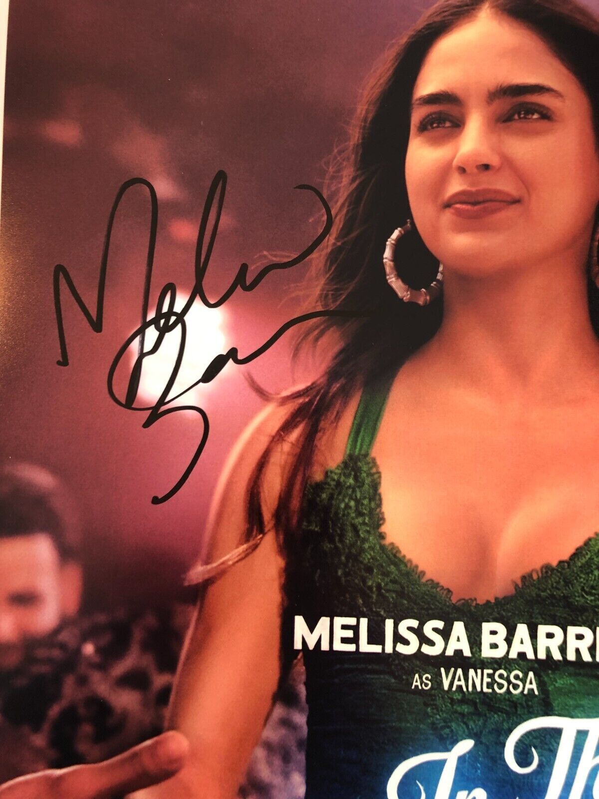 Autographed In the Heights 12x18 photo signed by Melissa Barrera JSA