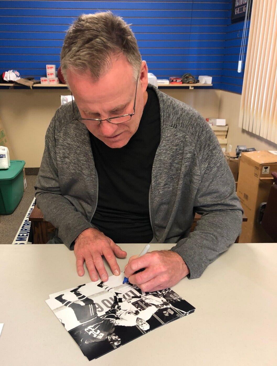 Rondelle de hockey autographiée par Gord Donnelly des Nordiques de Québec