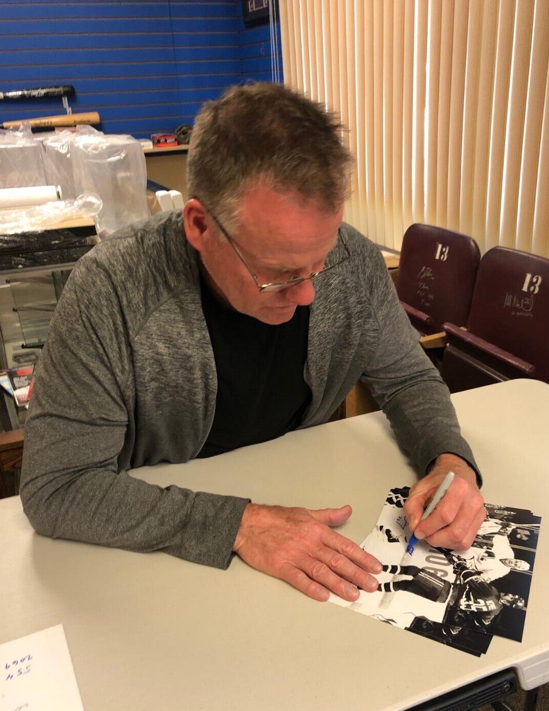 Rondelle de hockey autographiée par Gord Donnelly des Nordiques de Québec