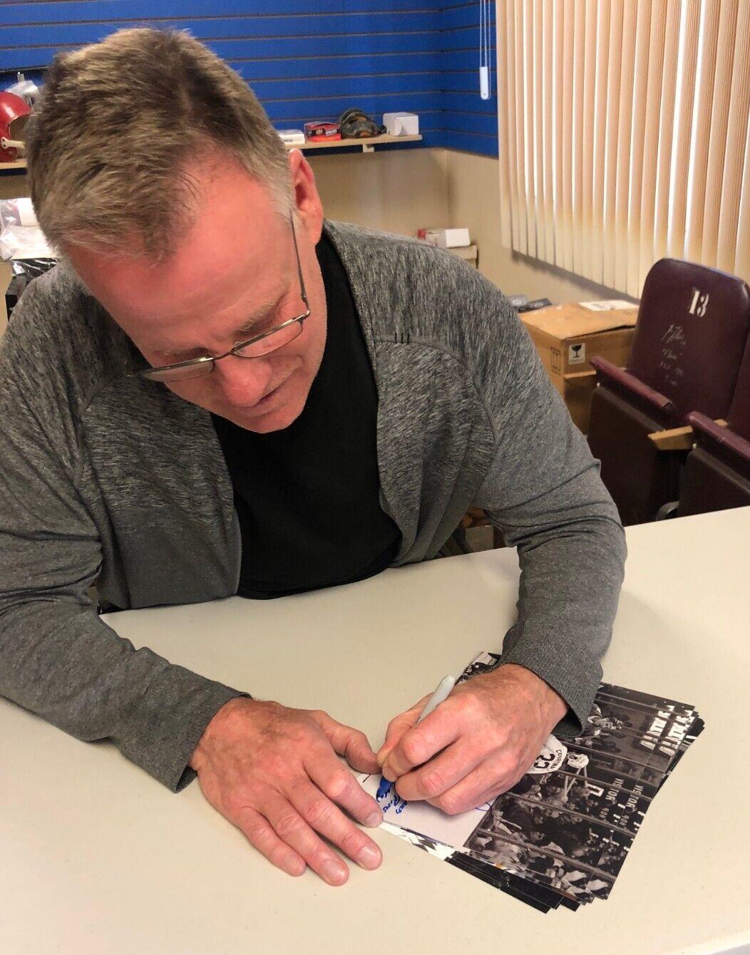 Rondelle de hockey autographiée par Gord Donnelly des Nordiques de Québec