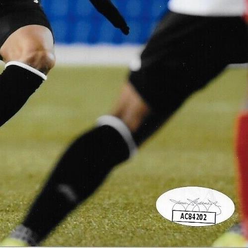 Photo autographiée de Mark-Anthony Kaye de l'équipe canadienne de soccer 8x10, 2 authentification JSA