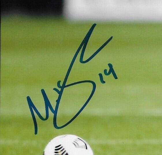 Autographed Mark-Anthony Kaye Team Canada Soccer 8x10 Photo 4 JSA Authentication