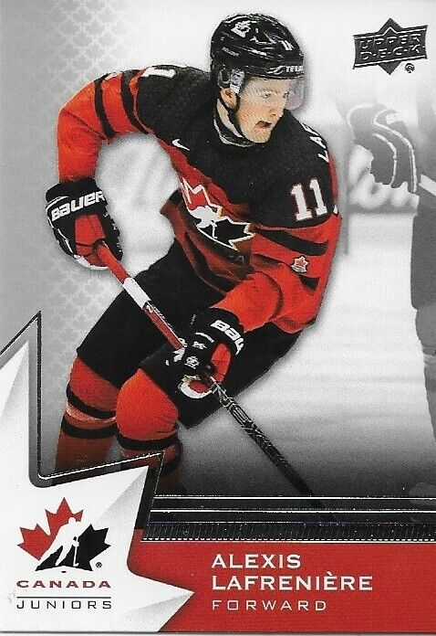 2020 Upper Deck Team Canada Juniors Alexis Lafreniere Card #32