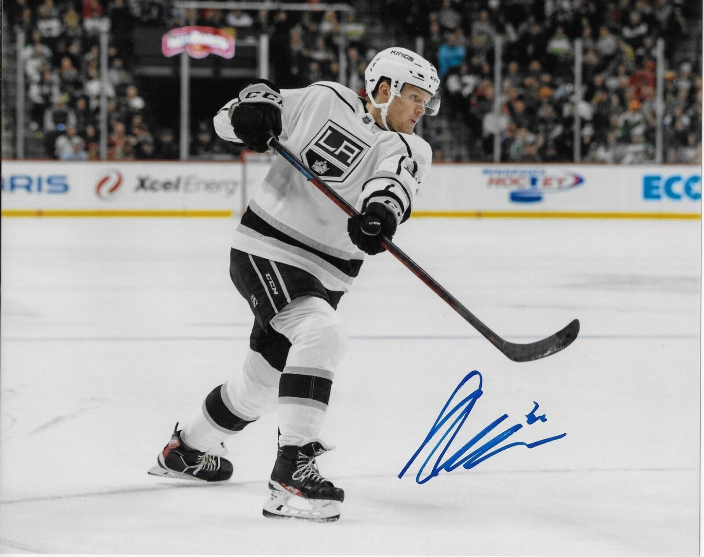 Autographed Los Angeles Kings Arthur Kaliyev 8x10 Photo Original