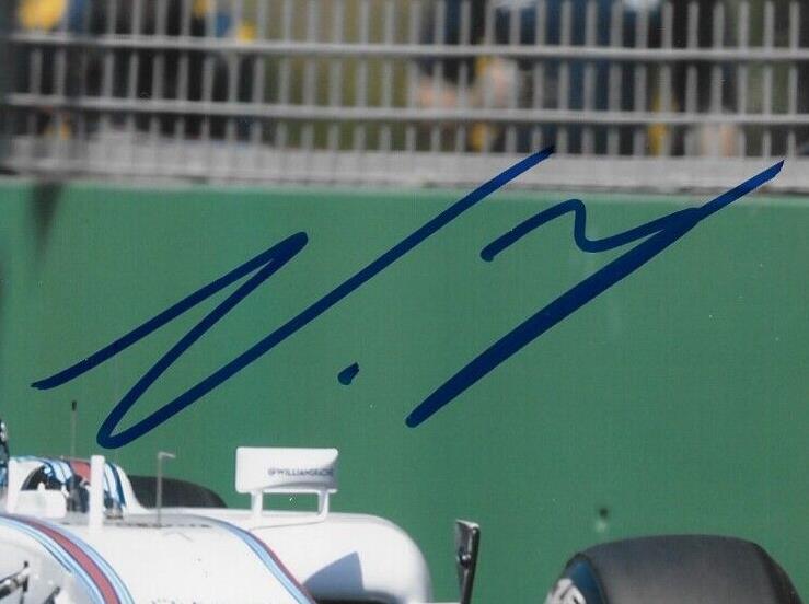 Signed Valtteri Bottas Williams Martini Racing Formula 1 8x10 Photo #8 Original