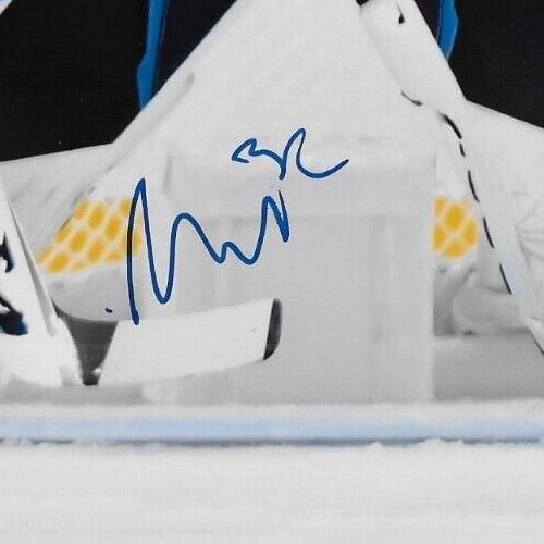 Photo 8x10 autographiée par Arvid Holm des Jets de Winnipeg #2