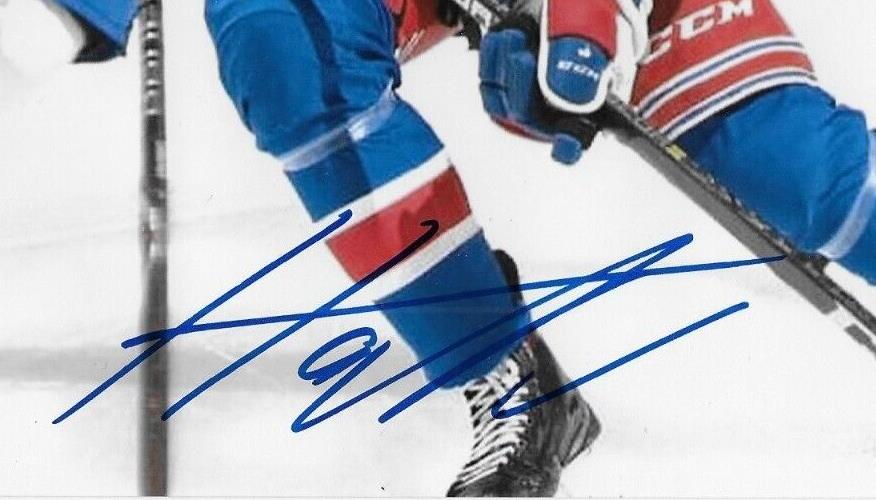 Autographed New York Rangers Libor Hajek 8x10 Photo Original