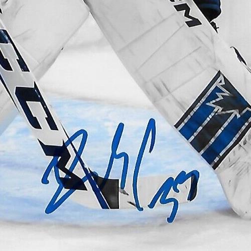 Autographed Winnipeg Jets David Rittich 8x10 Photo #3 Original