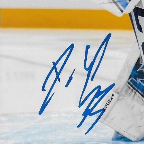 Autographed Winnipeg Jets David Rittich 8x10 Photo Original