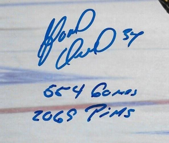Photo autographiée de Gord Donnelly des Dallas Stars 8x10 #5 originale avec inscriptions