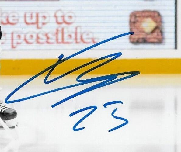 Autographed San Jose Sharks Thomas Bordeleau 8x10 Photo #4 Original