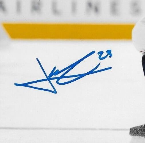 Photo autographiée 8x10 signée Jake Christiansen Columbus Blue Jackets 5 Original