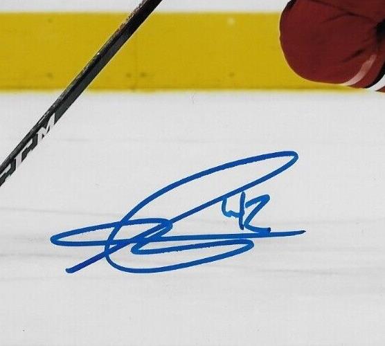 Autographed Carolina Hurricanes Maxime Lajoie 8x10 Photo Original