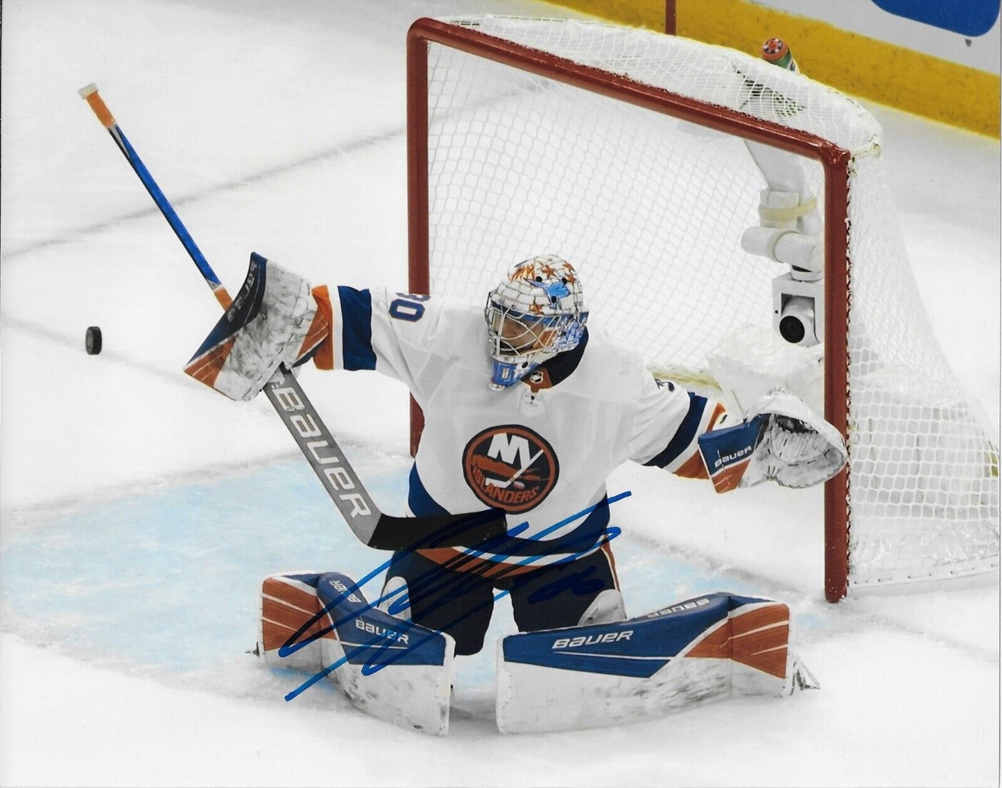 Signed Ilya Sorokin New York Islanders Autographed 8x10 Photo #4 Original