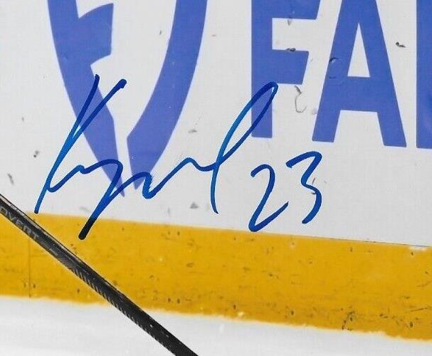 Autographed Chicago Blackhawks Philipp Kurashev 8x10 Photo #2 Original