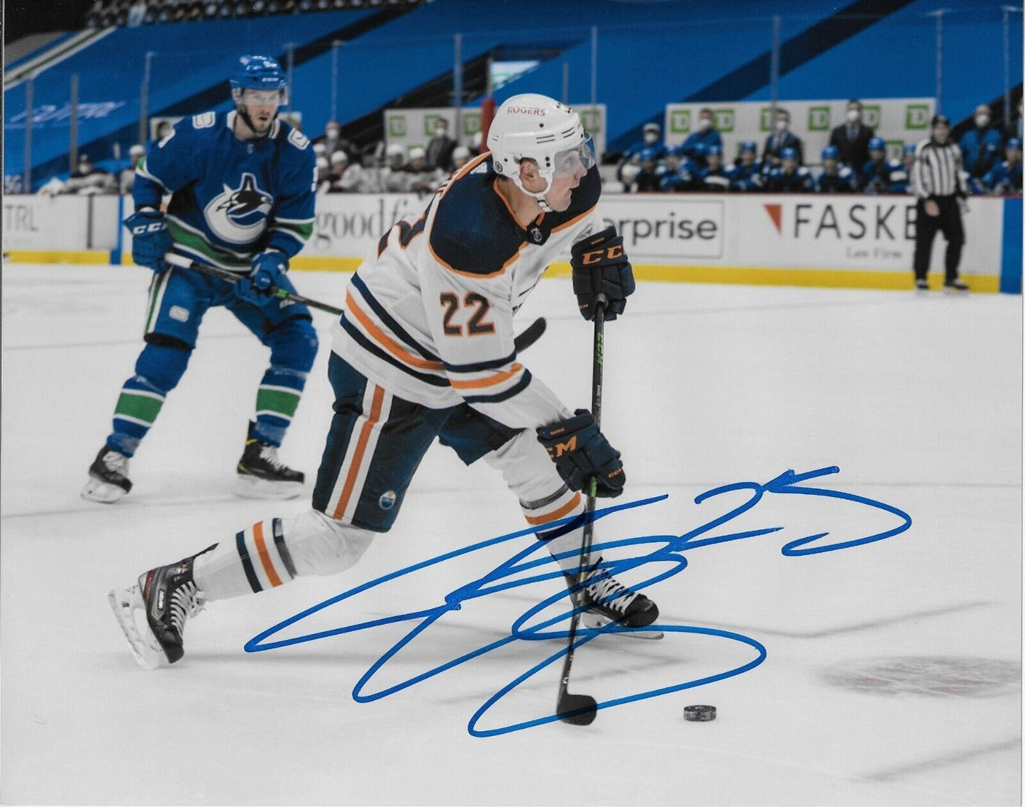 Autographed Edmonton Oilers Tyson Barrie 8x10 Photo Original