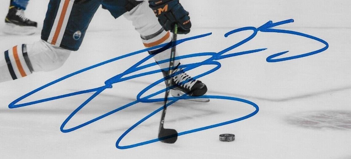 Autographed Edmonton Oilers Tyson Barrie 8x10 Photo Original