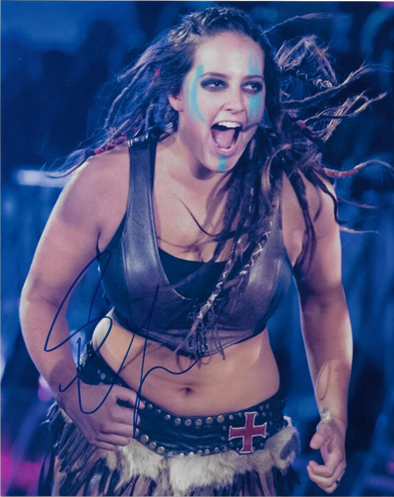 Photo autographiée de la lutteuse Sarah Logan signée WWE NXT 8x10 #4 Original