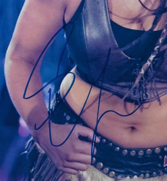 Photo autographiée de la lutteuse Sarah Logan signée WWE NXT 8x10 #4 Original