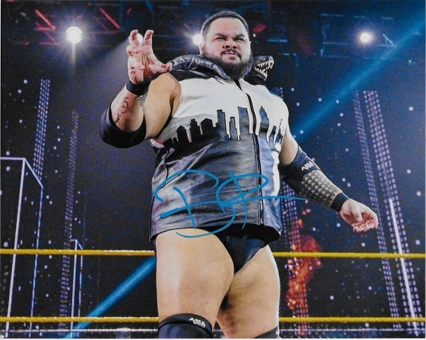 Photo autographiée de catcheur Bronson Reed signée WWE Smack Down 8x10 #3 Original