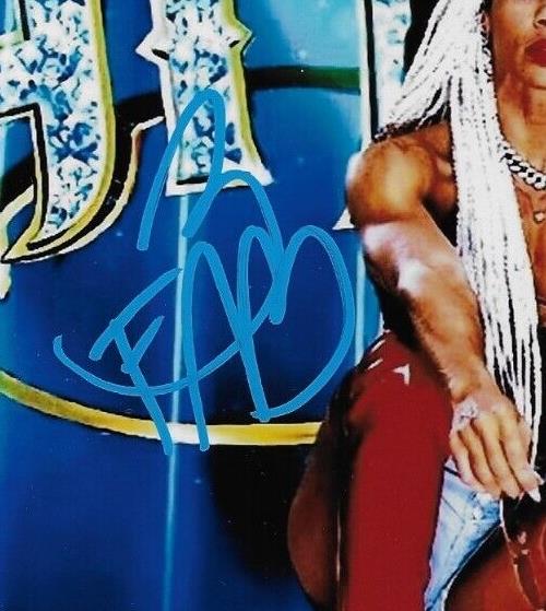 Auto. Wrestling Hit Row Ashante Adonis Top Dolla B-Fab Signed WWE 8x10 Photo #4