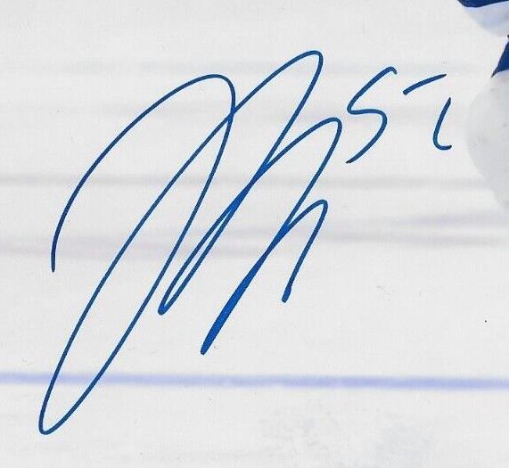 Autographed Montreal Canadiens Justin Barron 8x10 Photo #4 Original