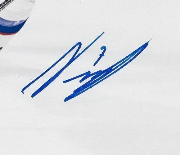 Auto. Team Slovakia Simon Nemec New Jersey Devils Utica Comets 8x10 Photo #3