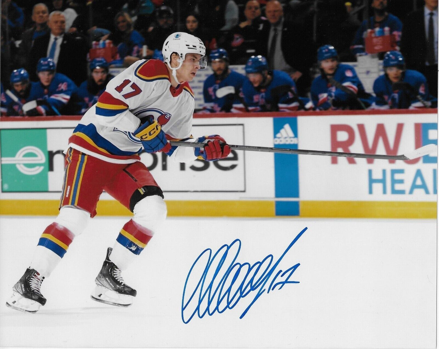 Autographed New Jersey Devils Yegor Sharangovich 8x10 Photo Original