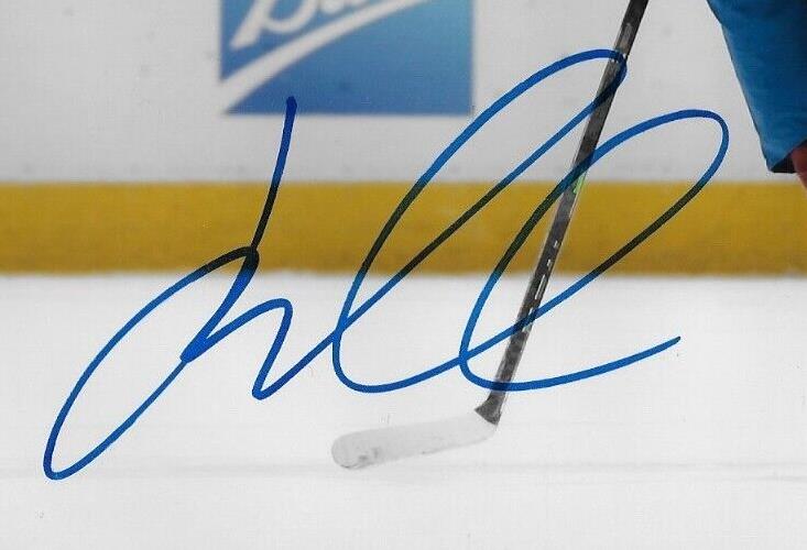 Autographed Colorado Avalanche Lars Eller 8x10 Photo Original
