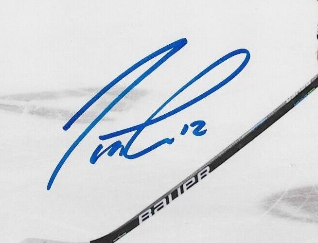 Autographed New Jersey Devils Tyce Thompson Utica Comets 8x10 Photo Original