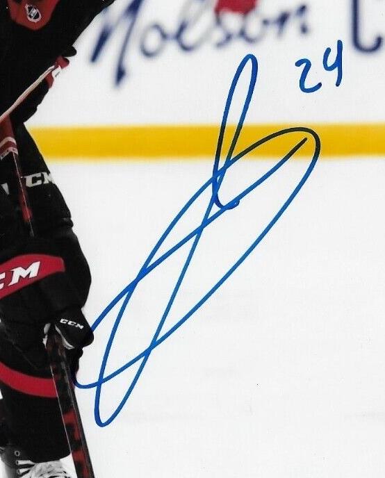 Autographed Ottawa Senators Jacob Bernard-Docker Belleville Sens 8x10 Photo #4