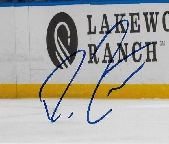 Autographed Tampa Bay Lightning Ross Colton 8x10 Photo #3 Original