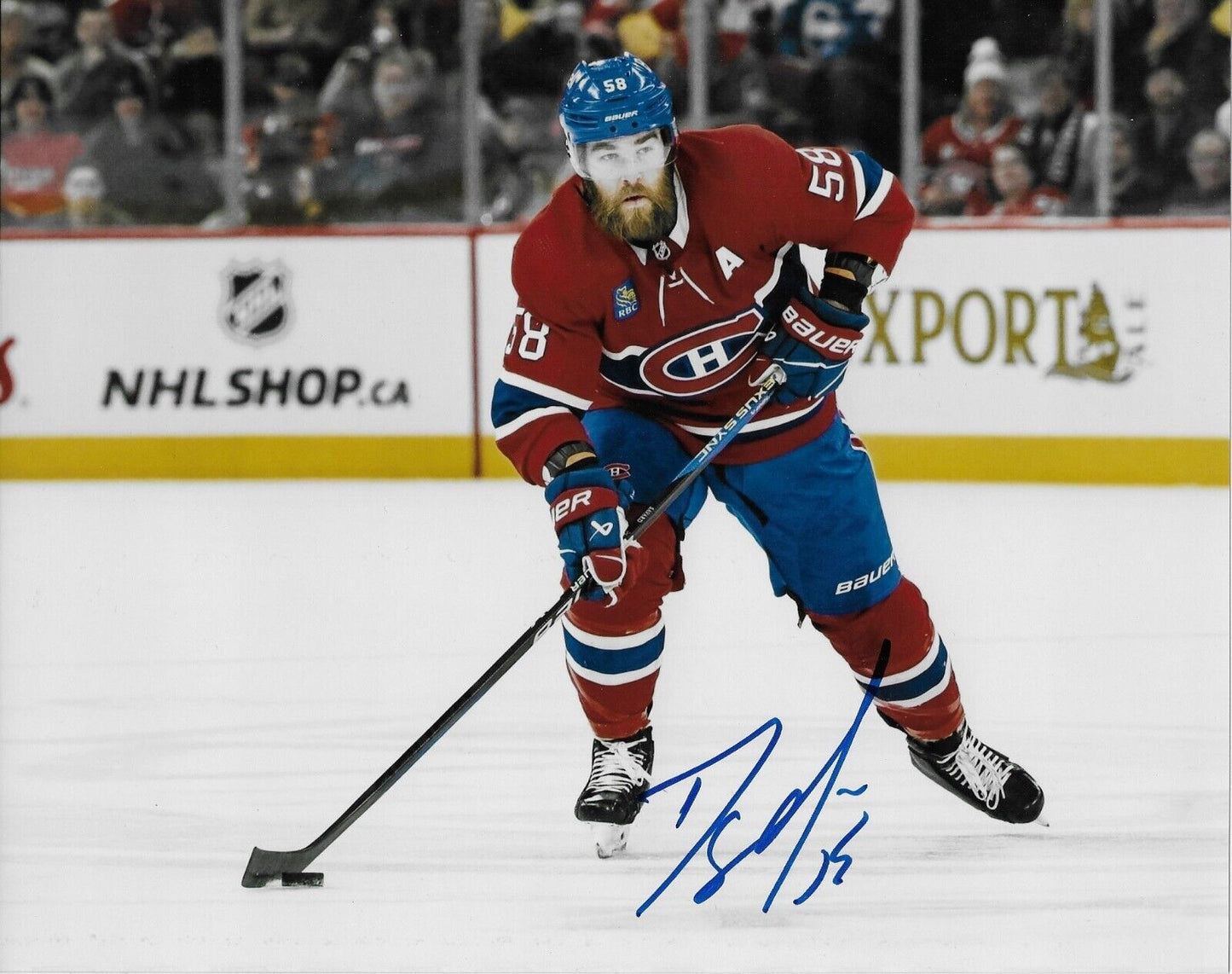 Autographed Montreal Canadiens David Savard 8x10 Photo #7 Original
