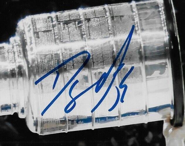 Autographed Tampa Bay Lightning David Savard Stanley Cup 8x10 Photo Original