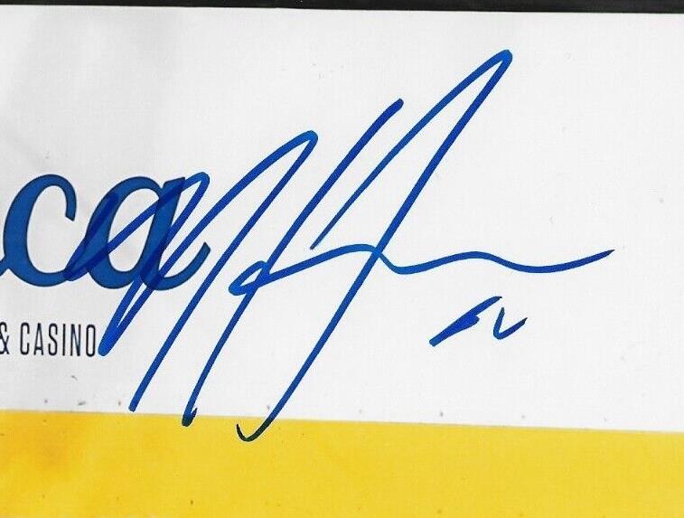 Autographed Vegas Golden Knights Nicolas Hague 8x10 Photo #3 Original