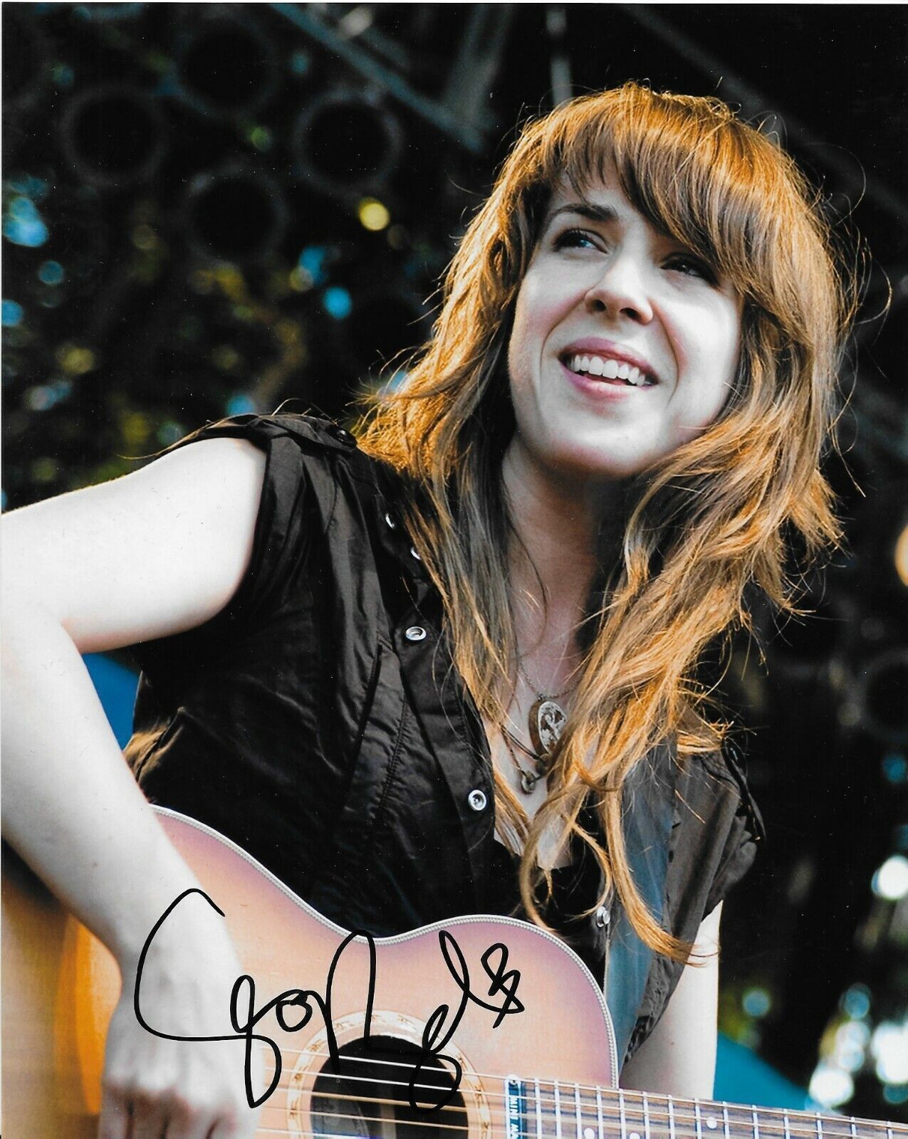 Autographed Singer Songwriter Serena Ryder 8x10 Photo Original