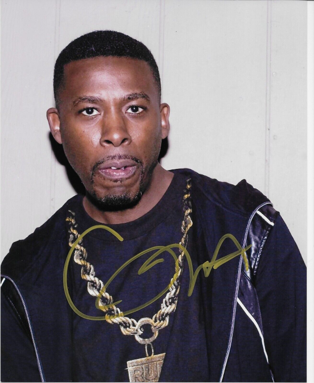Autographed Rapper GZA Gary Eldridge Grice Wu Tang Clan 8x10 Photo Original