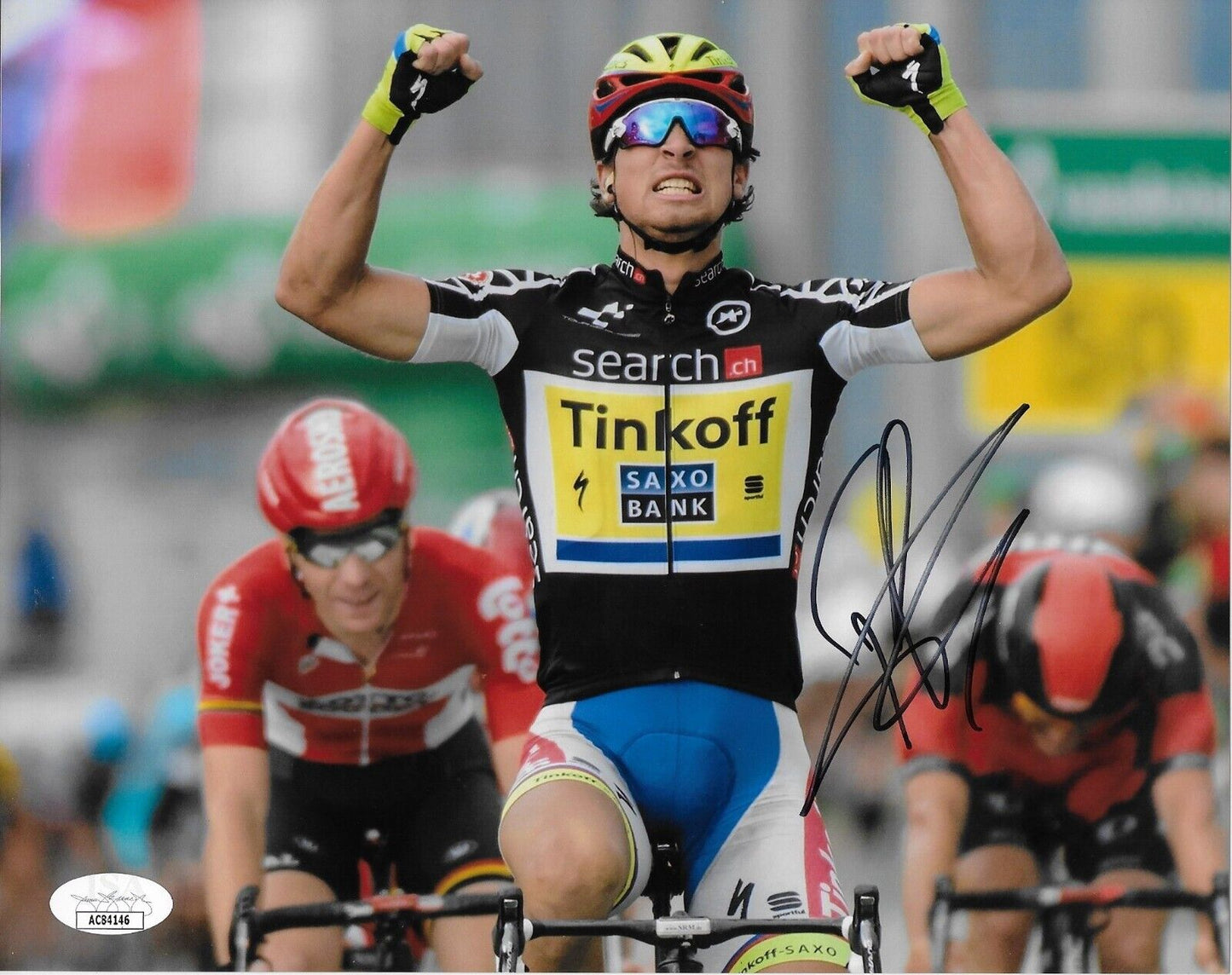 Autographed Cycling Peter Sagan Tinkoff 8x10 Photo #5 Original with JSA