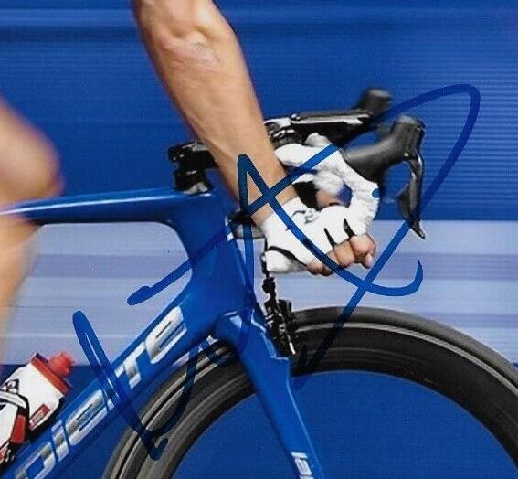 Photo 8x10 autographiée du cycliste Antoine Duchesne Groupama FDJ Racing #1 Original