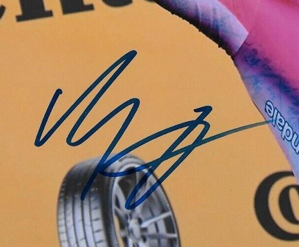 Autographed Cycling Magnus Cort UCI EF Education-Easy Post 8x10 Photo 2 Original
