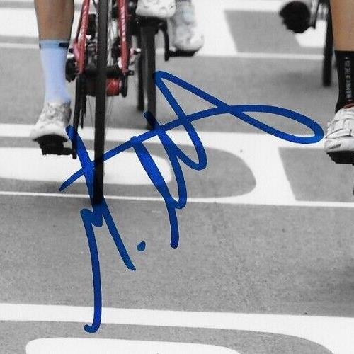 Photo 8x10 autographiée du cycliste Michael Matthews UCI Team Jayco-AlUla n°5 originale