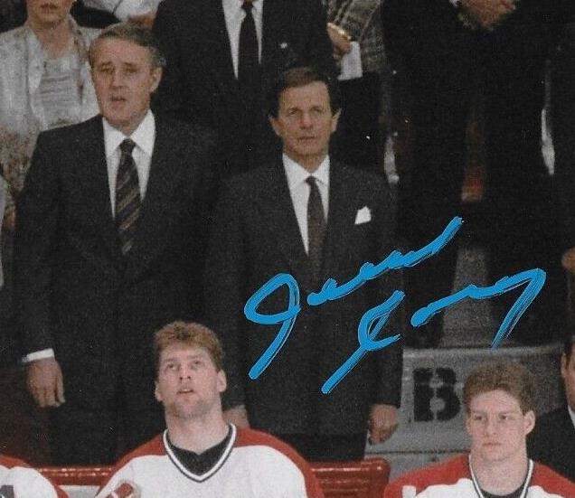 Autographed Montreal Canadiens Ronald Corey 8x10 Photo #2 Original