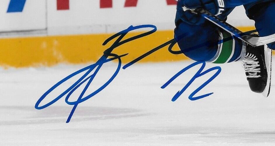 Autographed Vancouver Canucks Anthony Beauvillier 8x10 Photo #4 Original