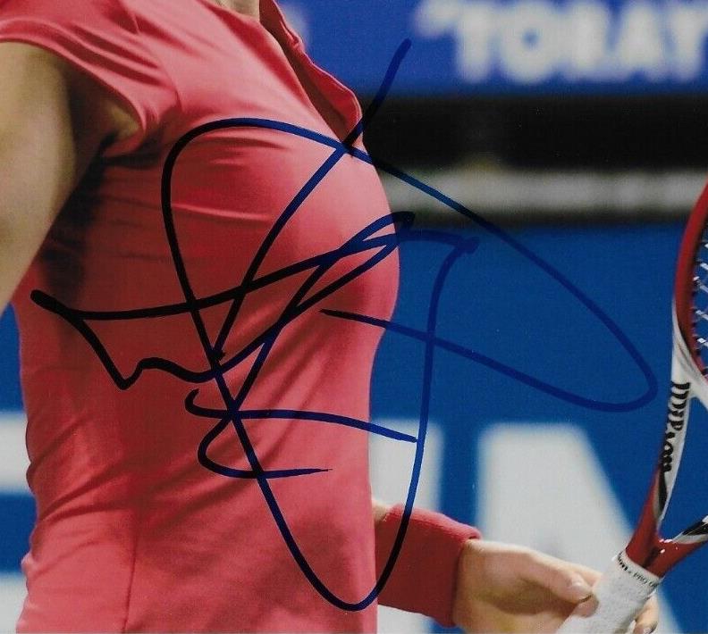 Photo 8x10 autographiée de Petra Kvitova, tennis féminin, n° 5, originale
