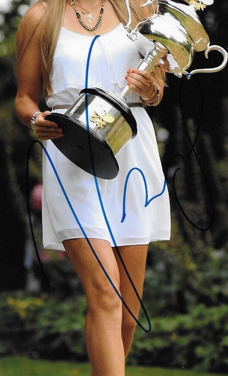 Photo autographiée de Victoria Azarenka WTA Tennis 8x10 #4 Original