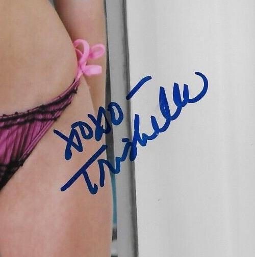 Photo 8x10 signée Trishelle Cannatella, modèle Playboy, n°2, originale